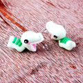 Shangjie OEM joyas Fashion Jewelry Earrings for Women 2021 Cute Kids Earring Dinosaur Clay Earrings